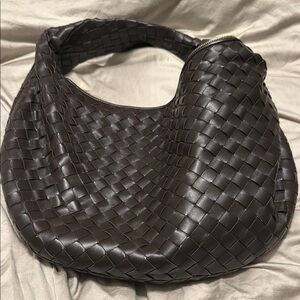 Bottega Veneta Brown Intrecciato Leather Hobo Bag